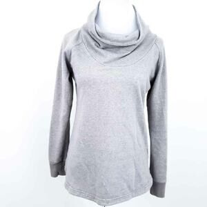 Columbia Sweatshirt Cowl Neck Gray Hiking Outdoors Womens Small Long Sleeve